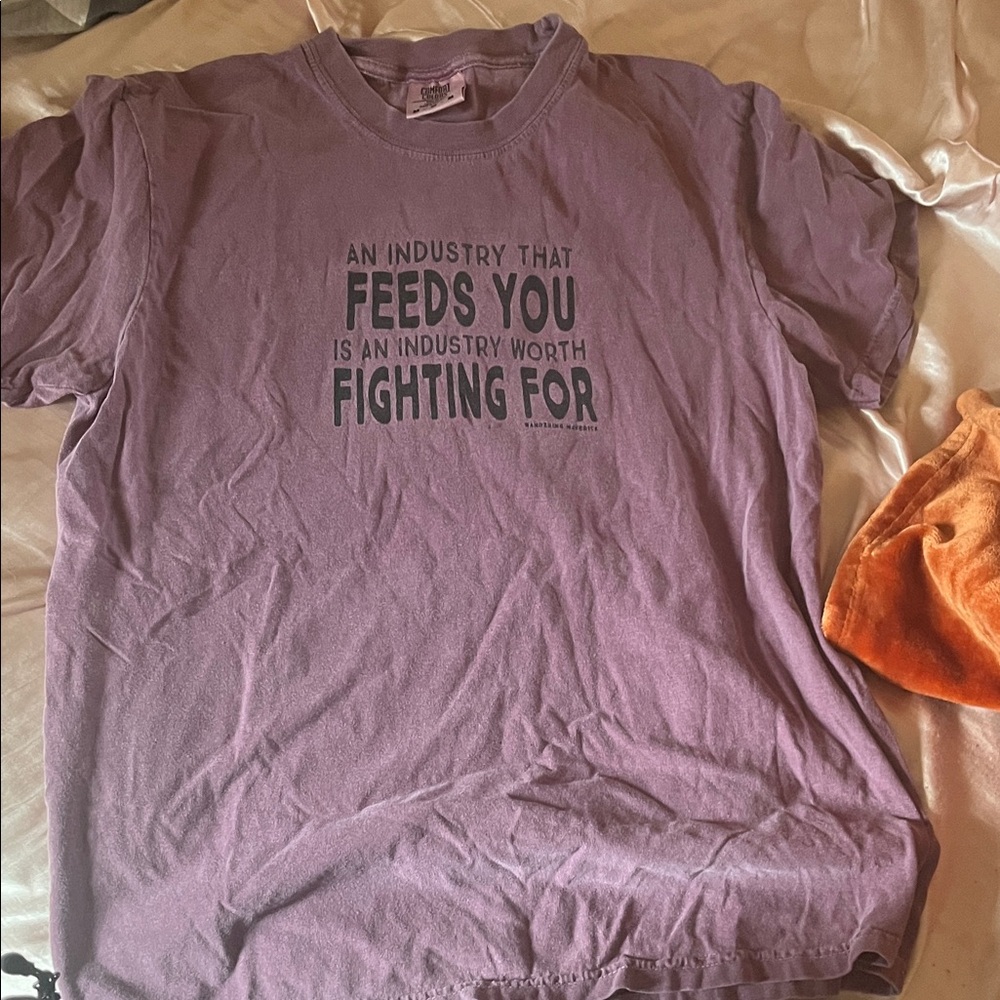 Comfort Colors Purple Graphic Men's Tee